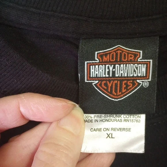 Harley-Davidson XL Vintage Collectible Beefy T Biker Shirt. Las Vegas, Nevada - Picture 6 of 7